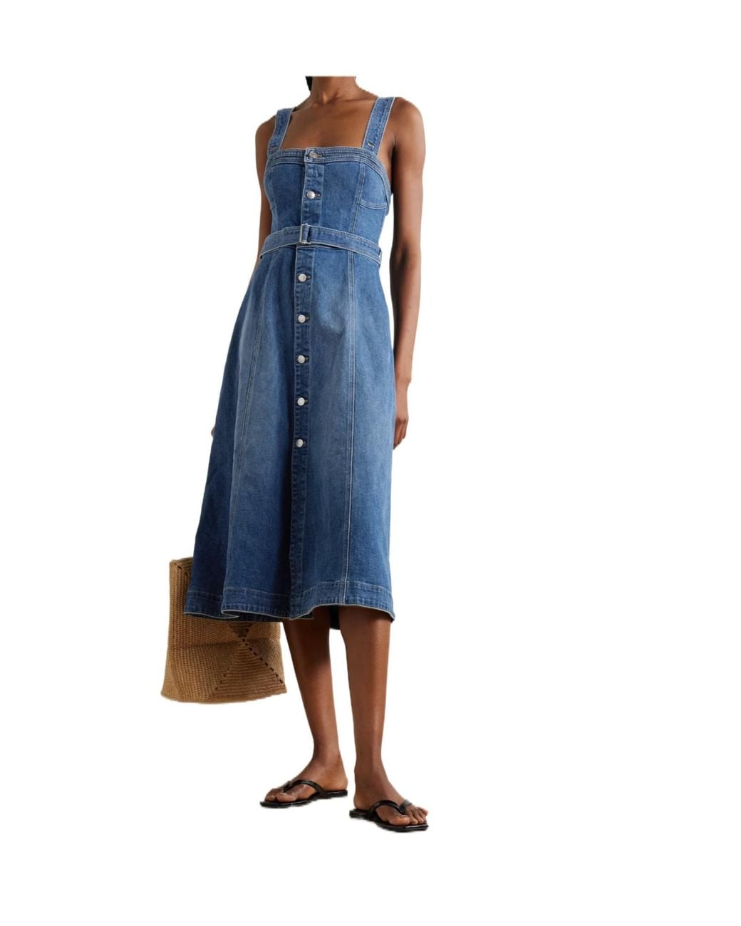 Jonathan Simkhai Blue Alba Dress