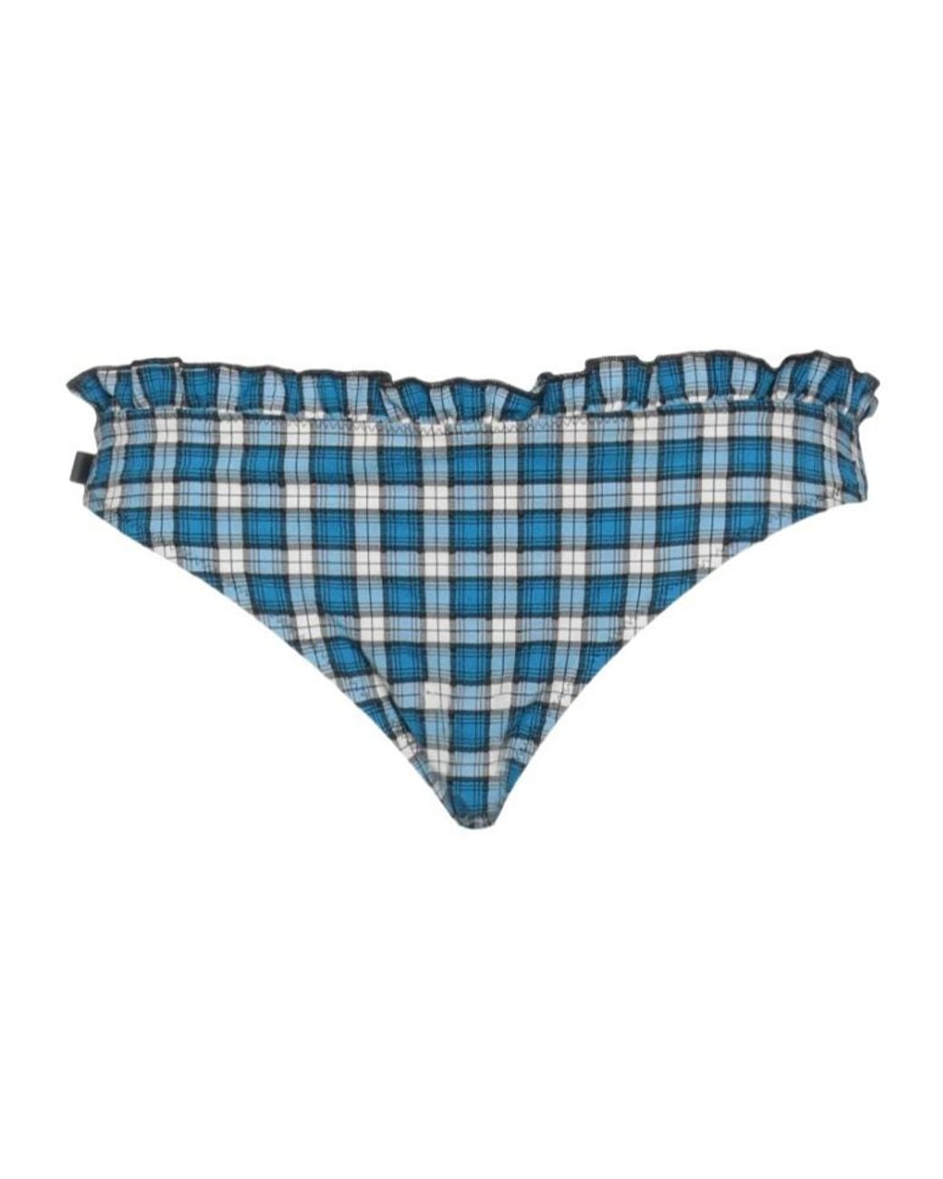 Ganni Blue Bikini Bottoms