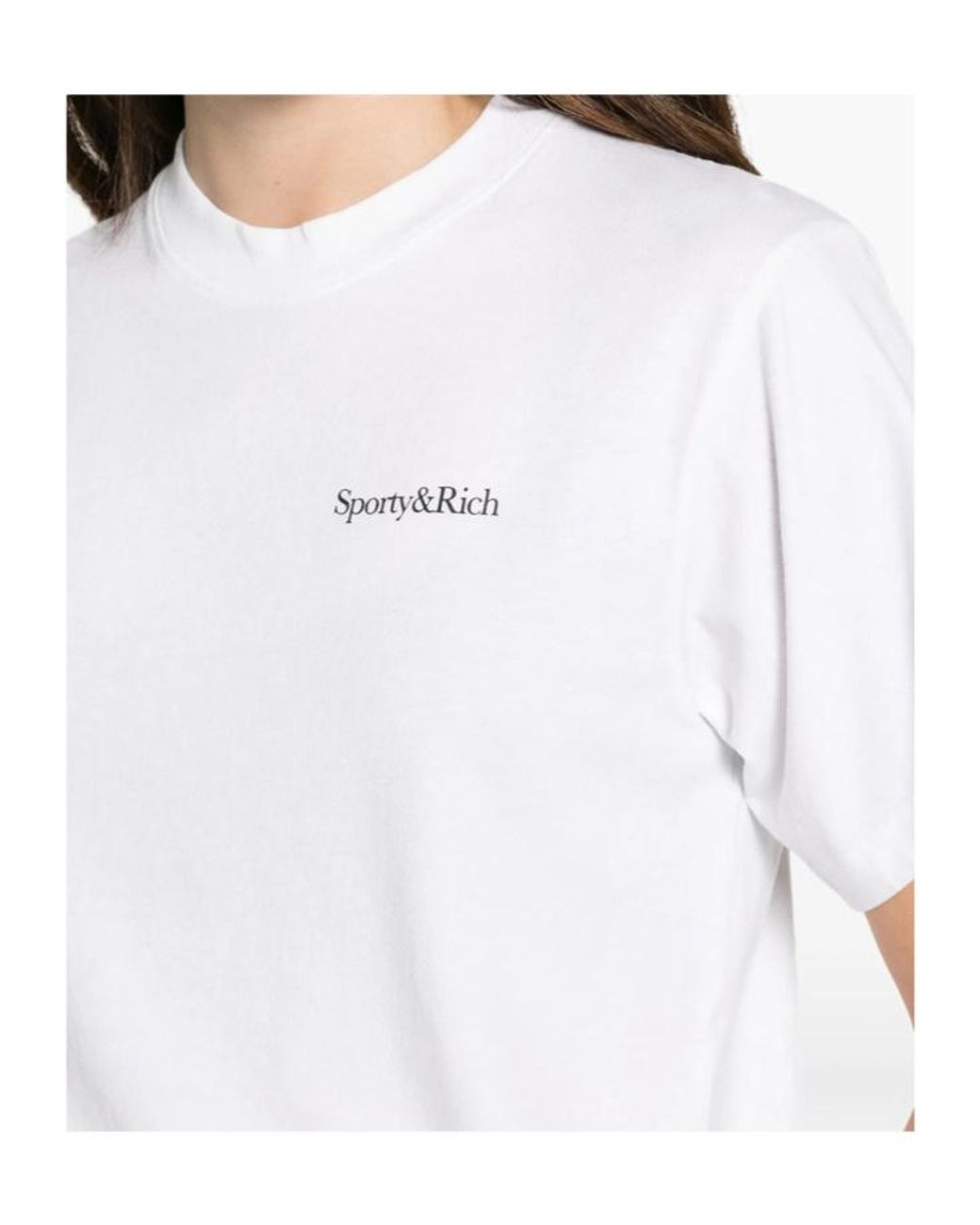 Sporty & Rich White Short-Sleeved T-Shirt