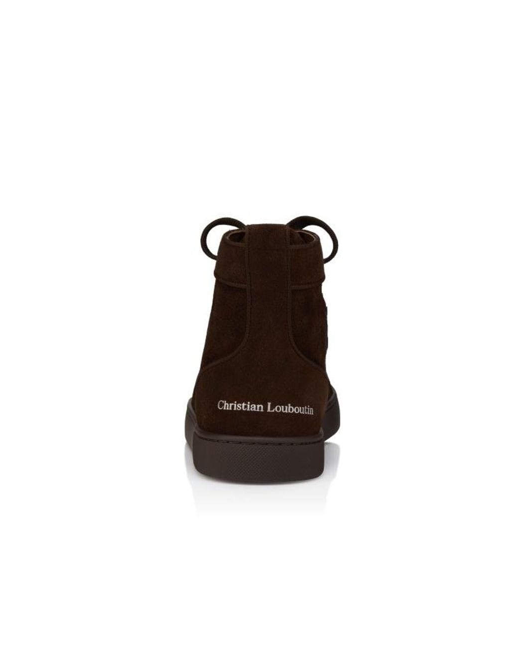 Christian Louboutin Brown Lace-Up Casual Shoes for men