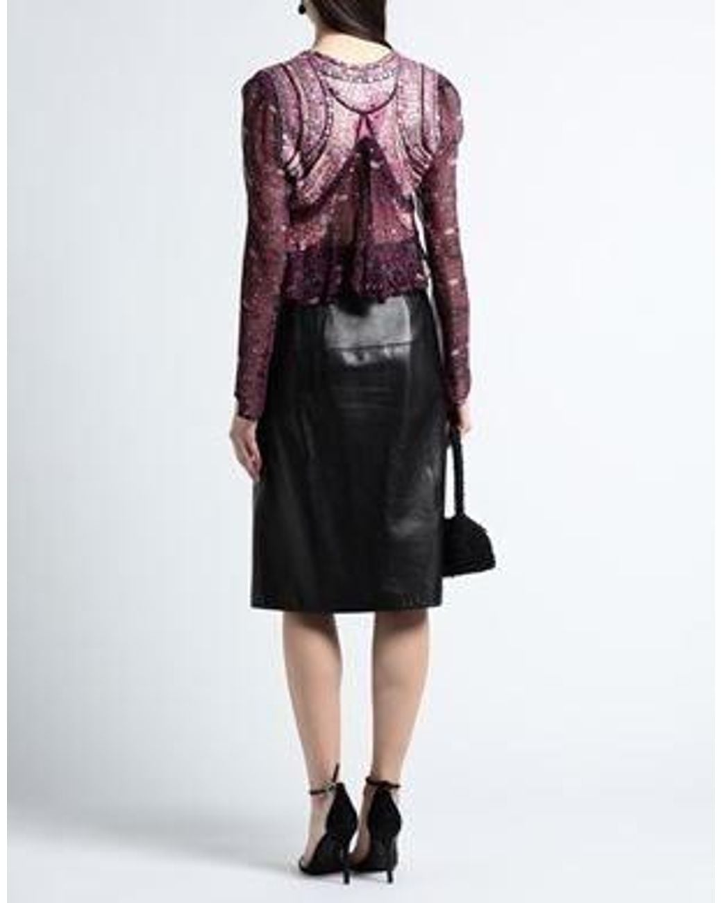 Isabel Marant Pink Fashion Multi-Color Long Sleeve Chiffon Blouse