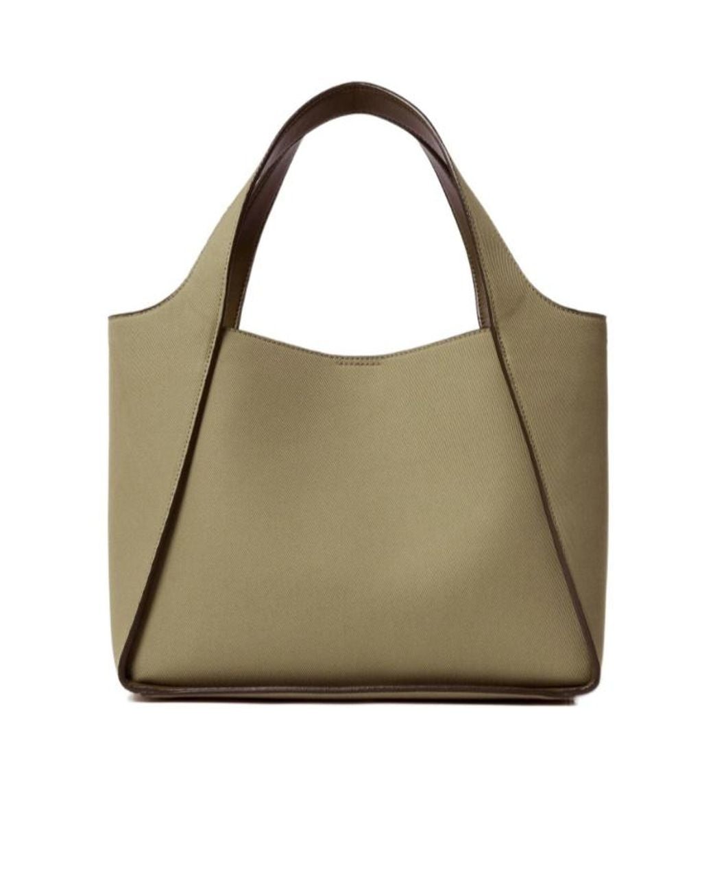 Stella McCartney Metallic Logo Crossbody Tote Bag