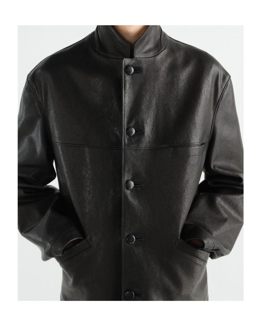 Lemaire Black Single-Breasted Jacket for men