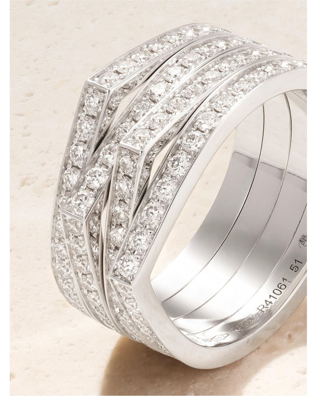 Repossi White 18-Karat Diamond Ring
