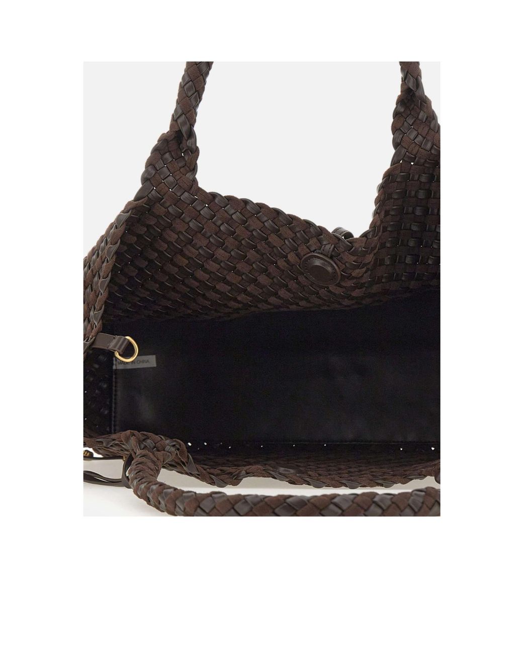 Gianni Chiarini Brown Aurelie Woven Tote Bag