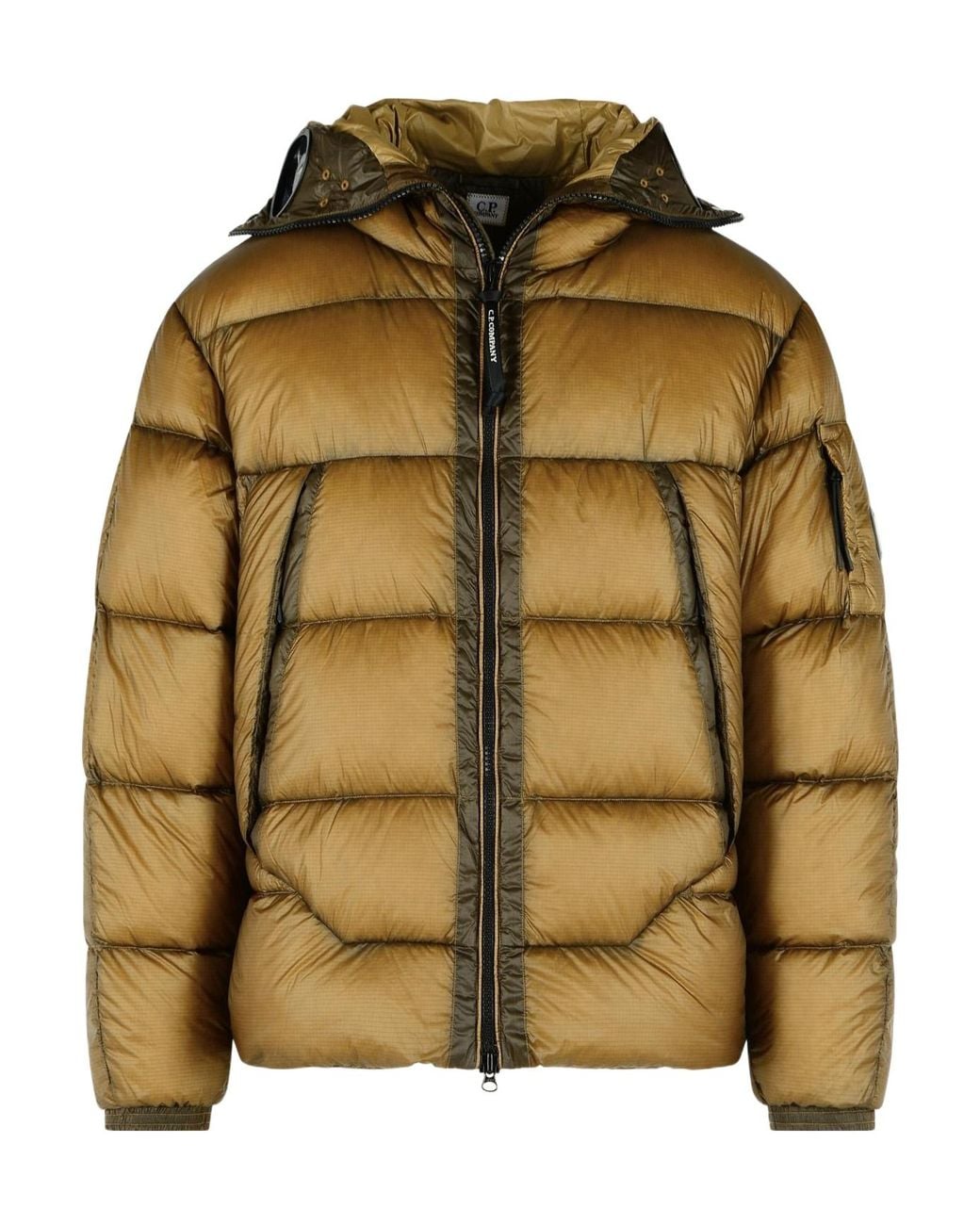 C P Company Multicolor Explorer Hooded Down Jacket for men