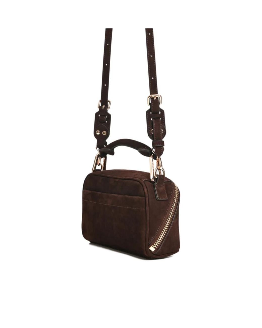 Essentiel Antwerp Brown Kyla Mini Top-Handle Shoulder Bag