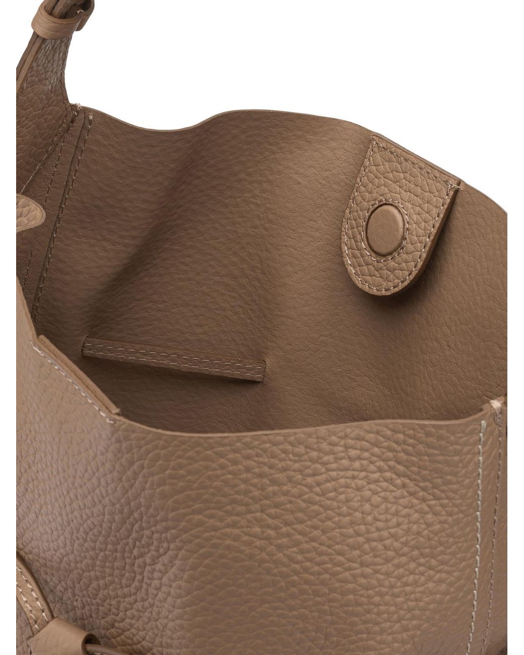 Gianni Chiarini White Drawstring Shoulder Bag
