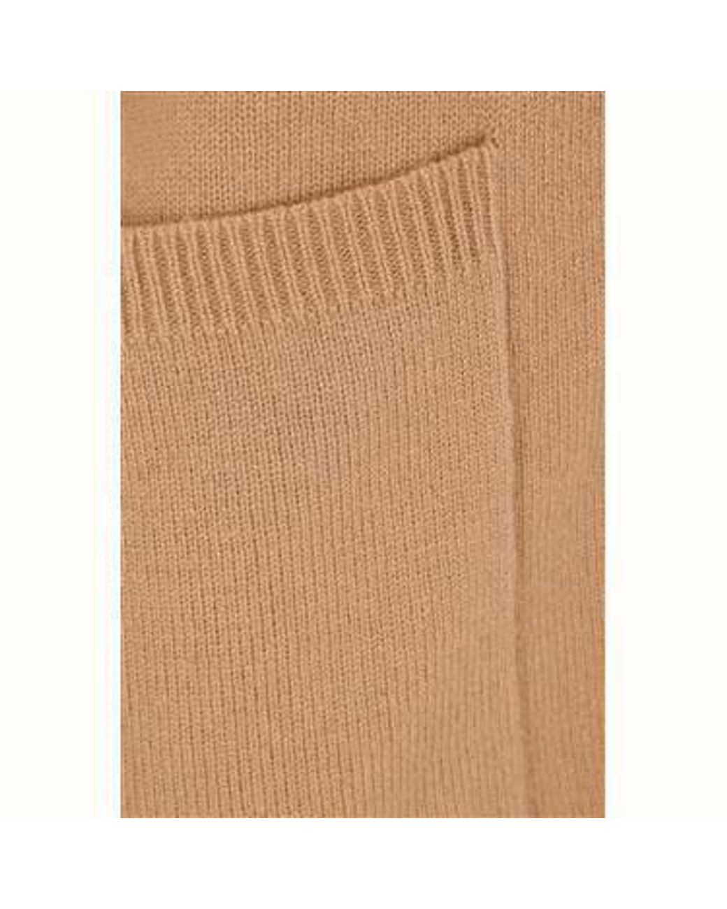 Max Mara Natural Villar V-Neck Long-Sleeved Cardigan