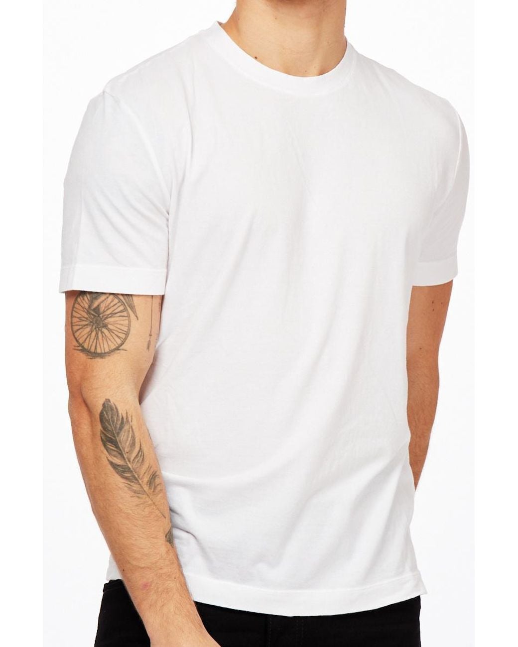 Malo White Short-Sleeve Crew Neck T-Shirt for men