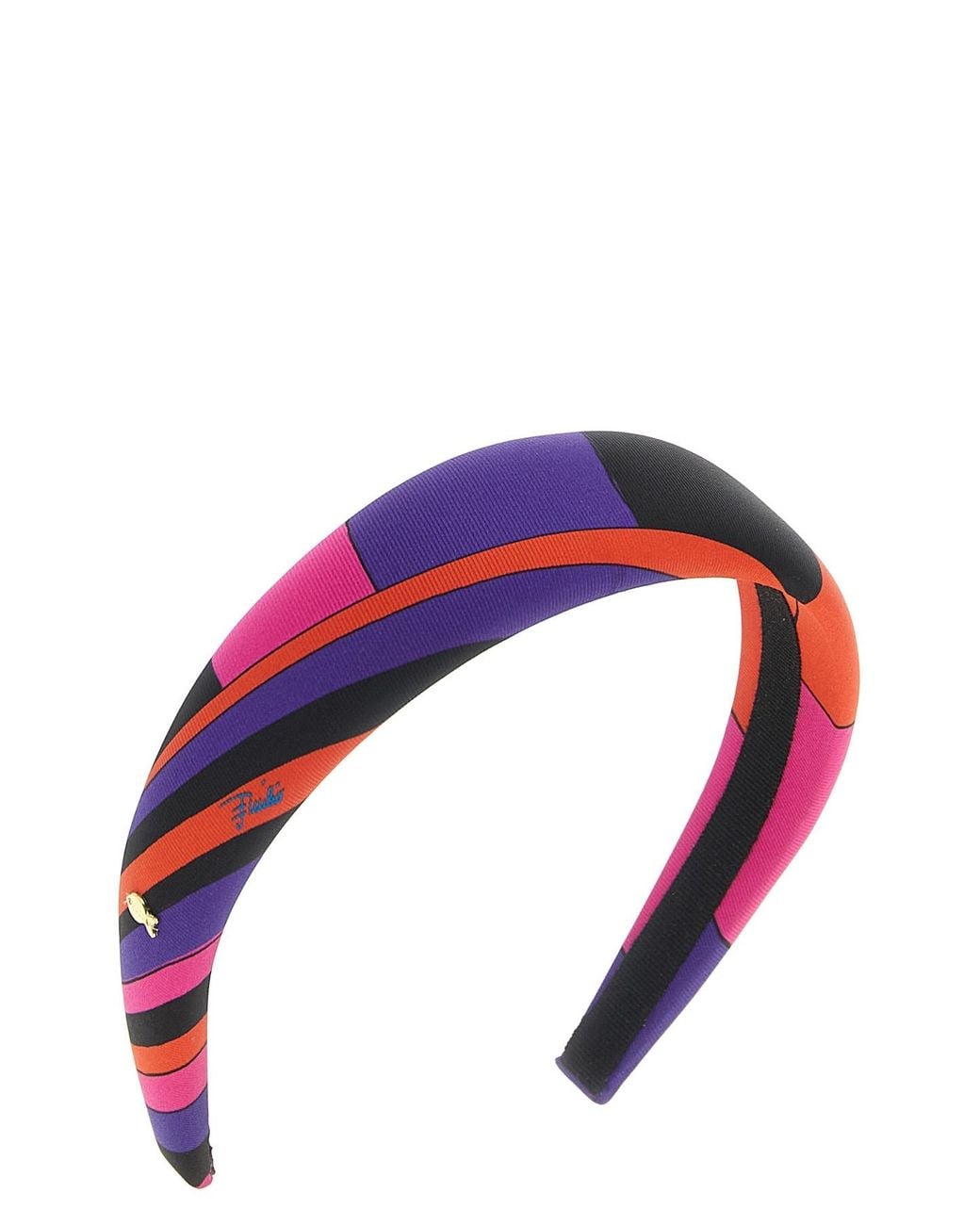 Emilio Pucci Multicolor Printed Hair Accessories