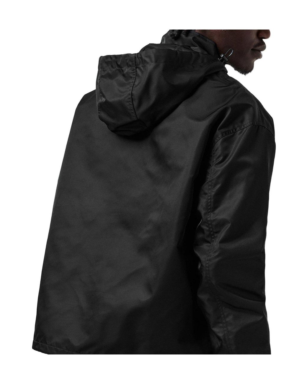 Off-White c/o Virgil Abloh Black Solid Color Windbreaker for men