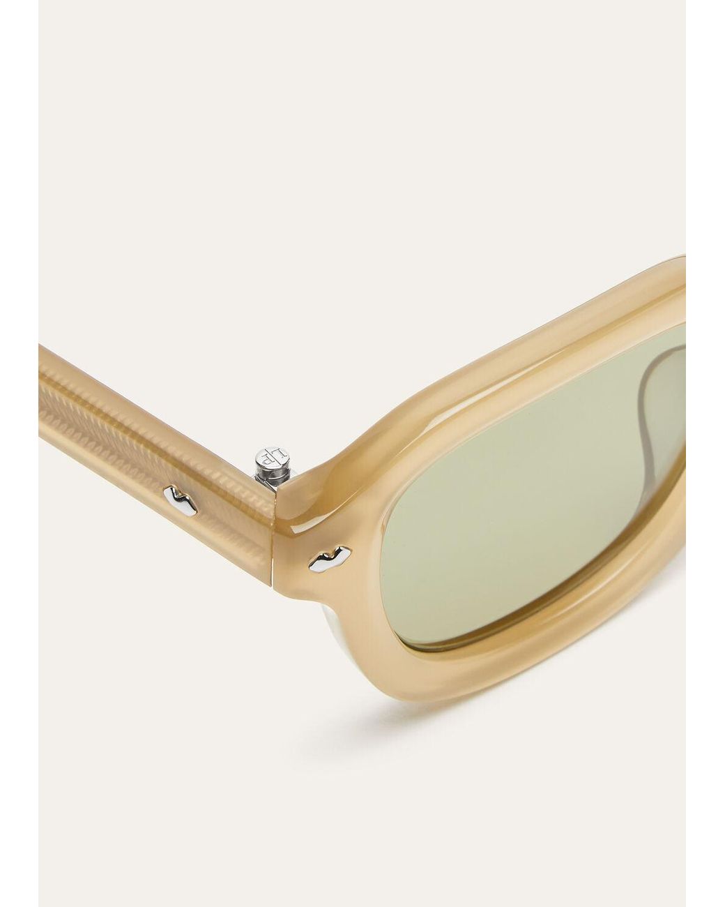 Loro Piana Metallic André Sunglasses for men