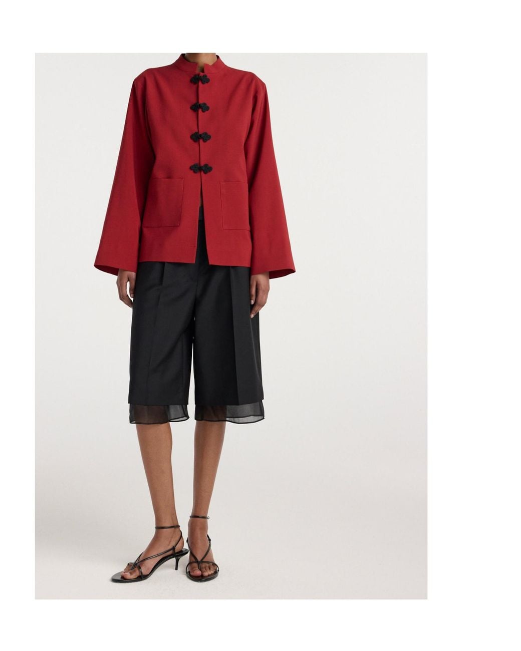 Rohe Red Pankou Closure Jacket