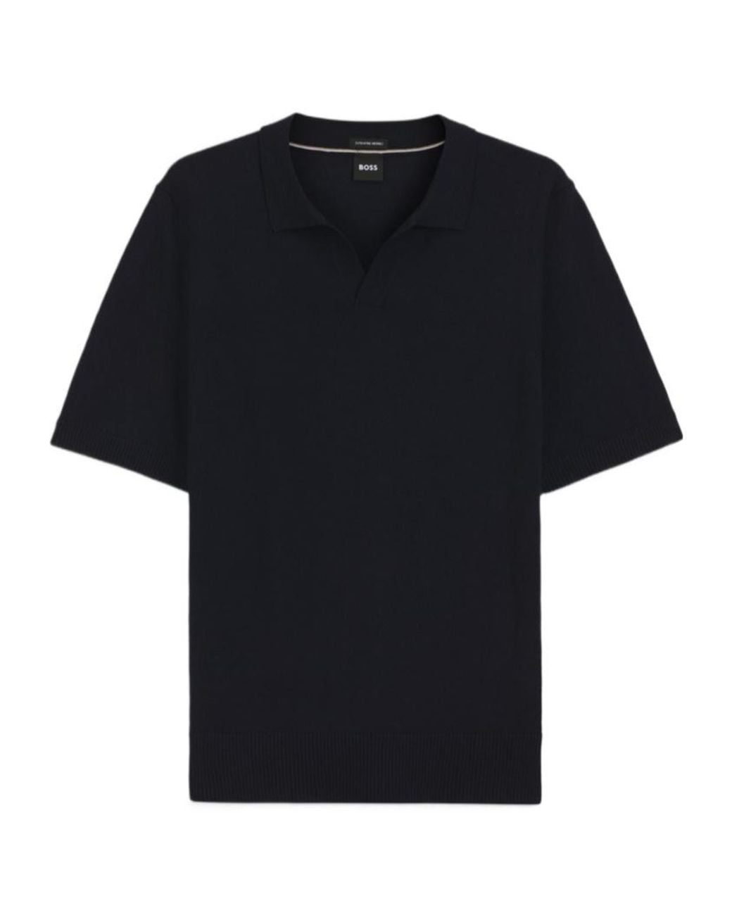 Boss Black H-Lantoni Johnny-Collar Polo Shirt for men