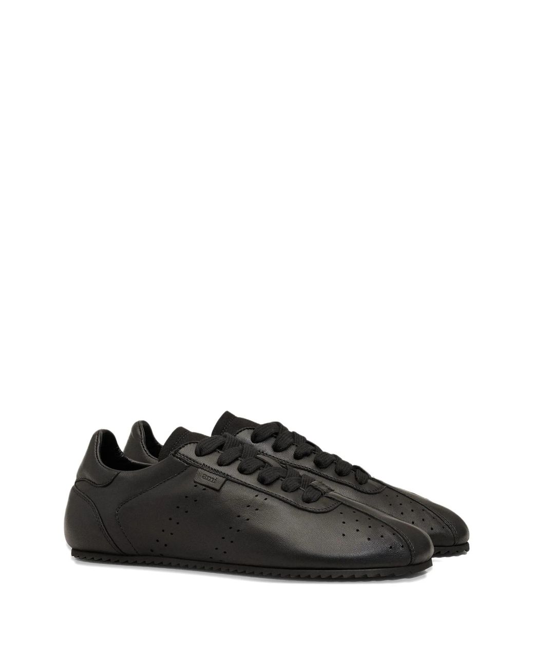 AMI Black Low-Top Sneakers for men