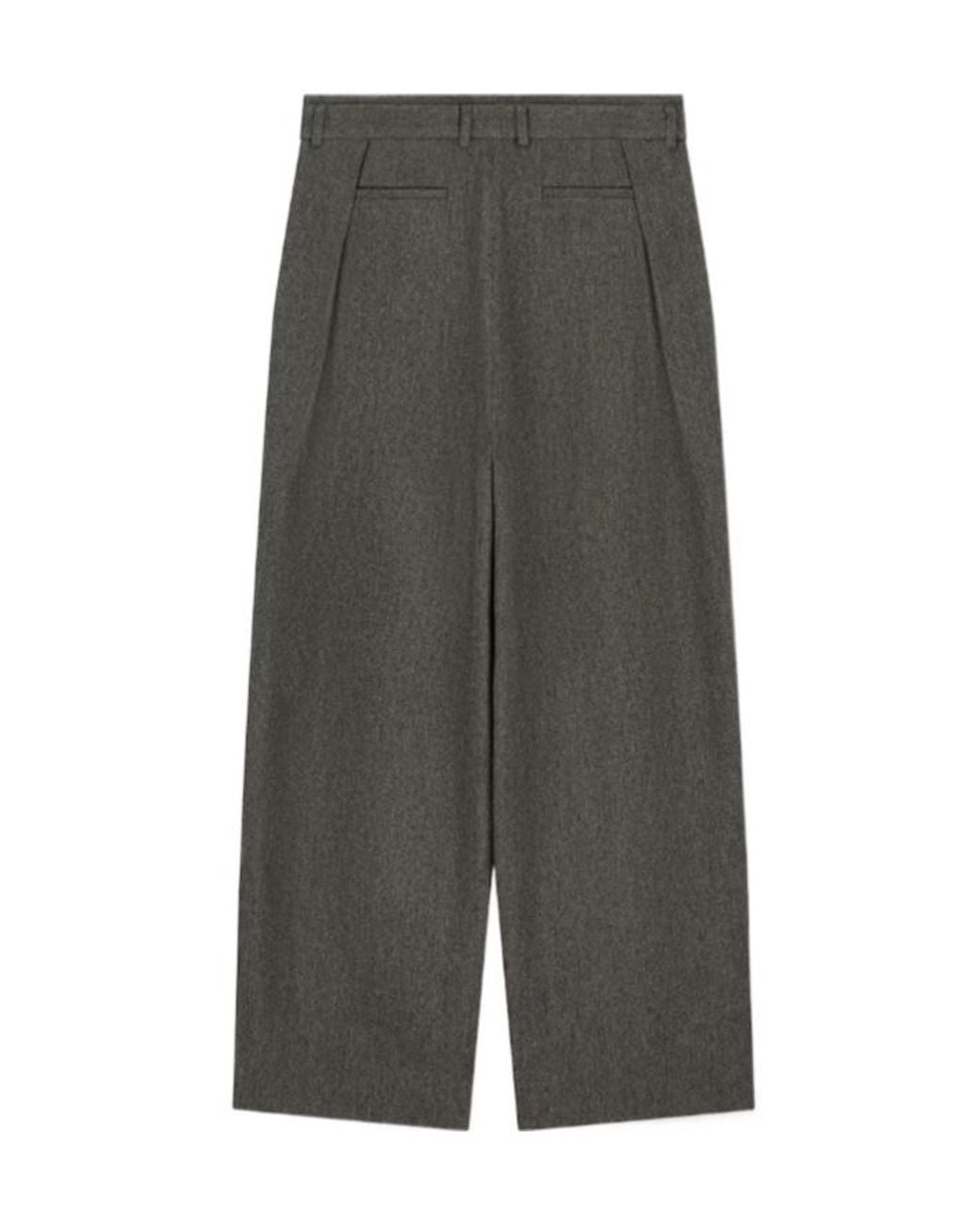 Emporio Armani Gray Tailored Trousers for men