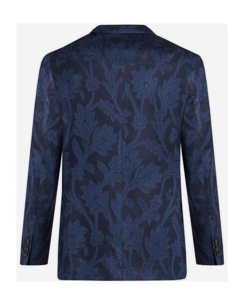 Etro Blue Cotton Blazer for men