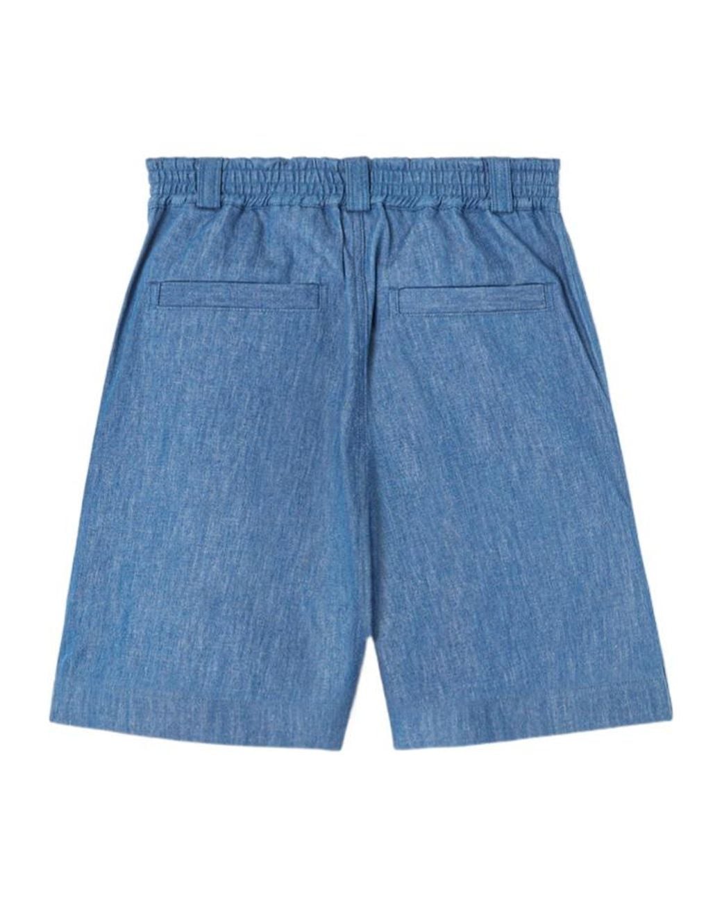Loro Piana Blue Reinga Bermuda Shorts for men