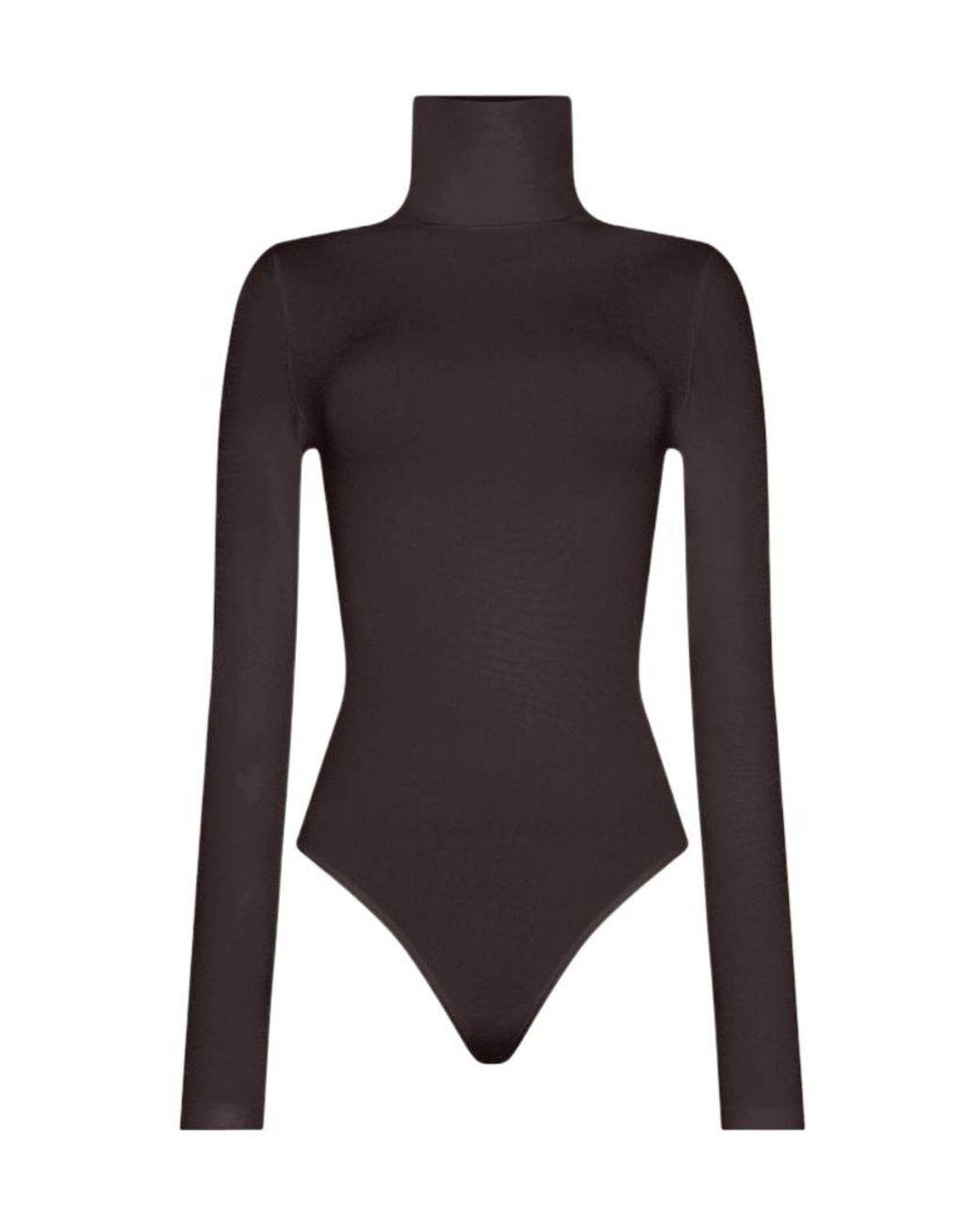 Wolford Black Colorado String Turtleneck Bodysuit