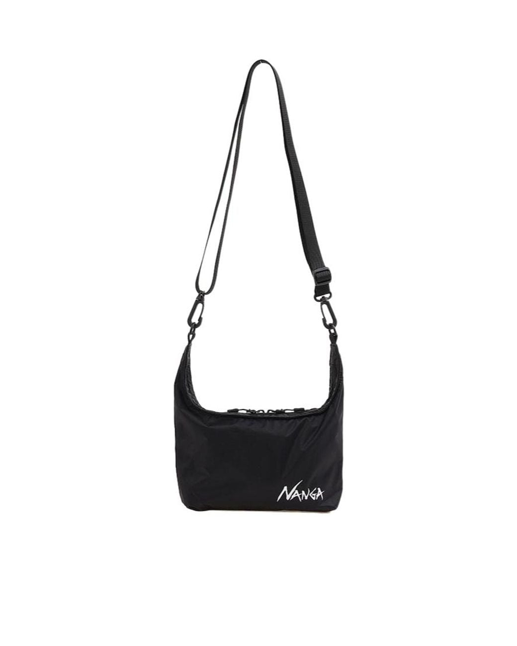 NANGA White Zippered Shoulder Bag for men