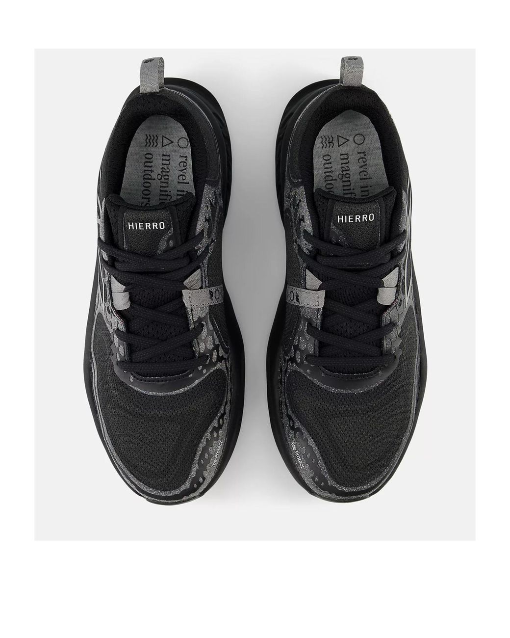 New Balance Black Fresh Foam X Hierro V8 Trail Running Trainers for men