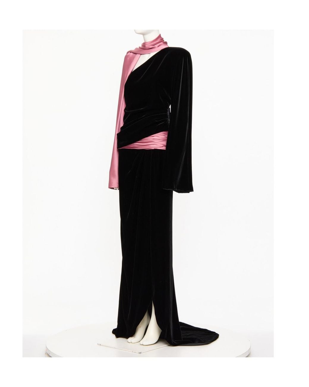 Valentino Black Long-Sleeved Dress