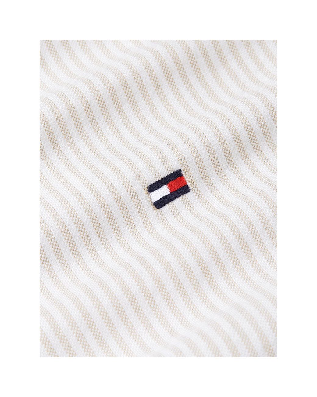 Tommy Hilfiger White Striped Shirt for men