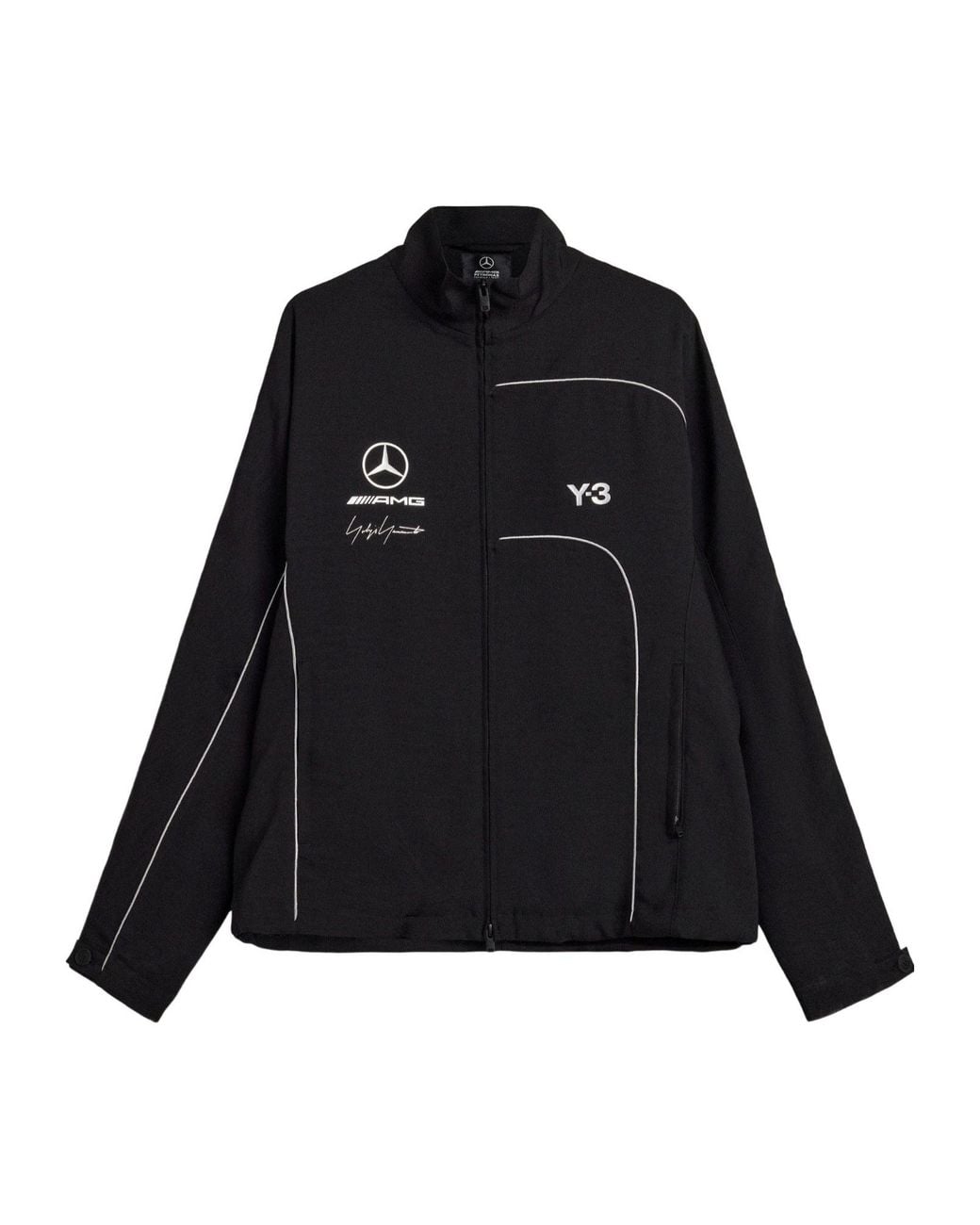 Y-3 Black Classic Stand Collar Jacket for men