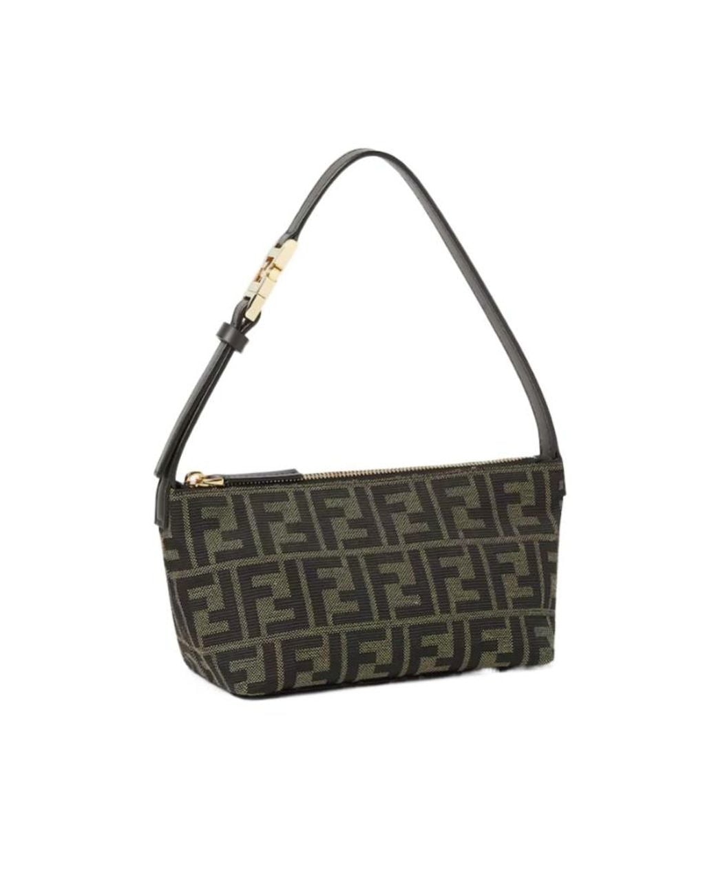 Fendi Multicolor Vanity Ff Jacquard Small Pouch