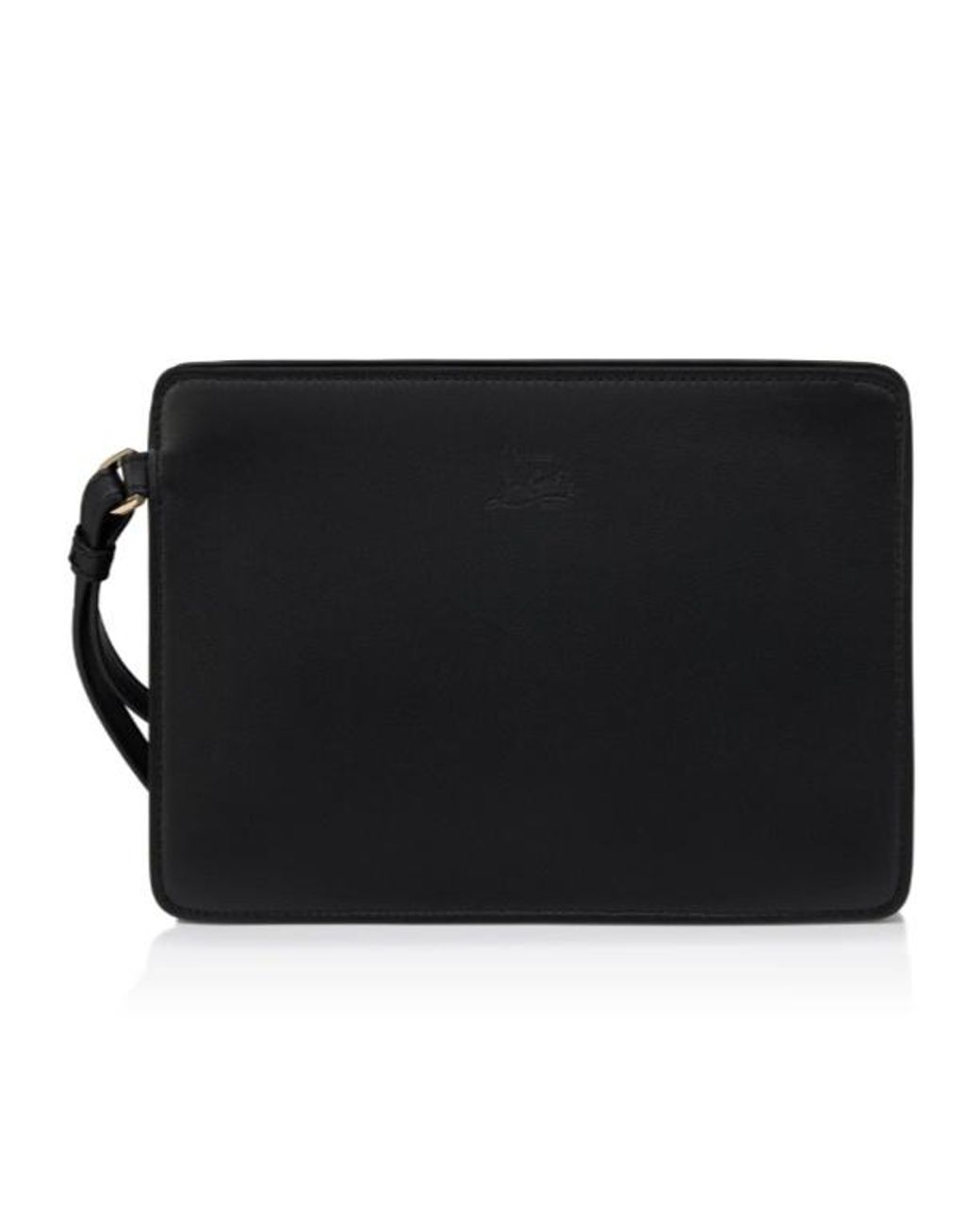 Christian Louboutin Black Zipper Clutch