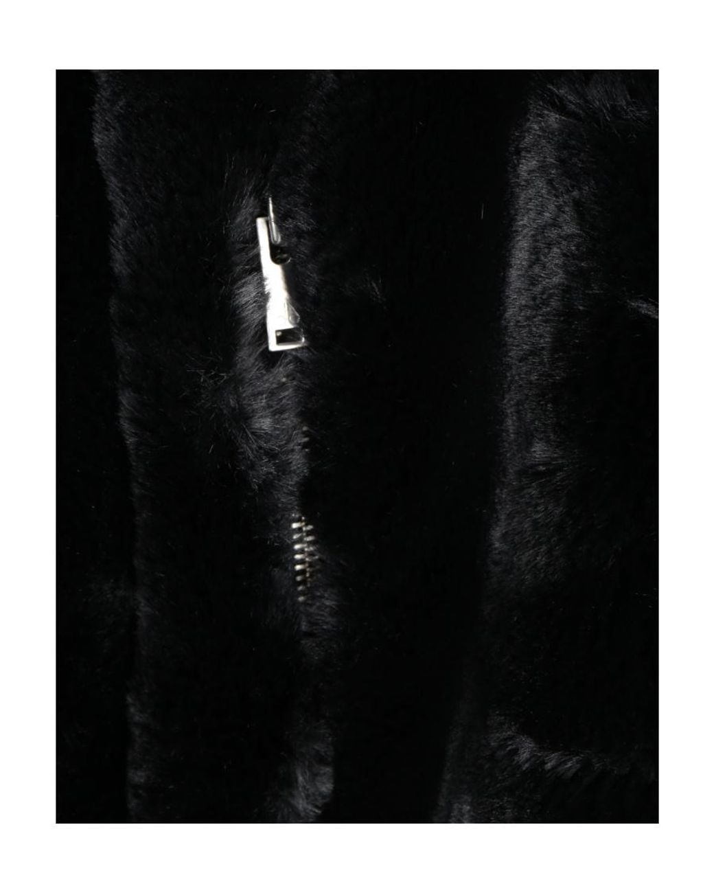 Moose Knuckles Black Faux-Fur Hooded Coat