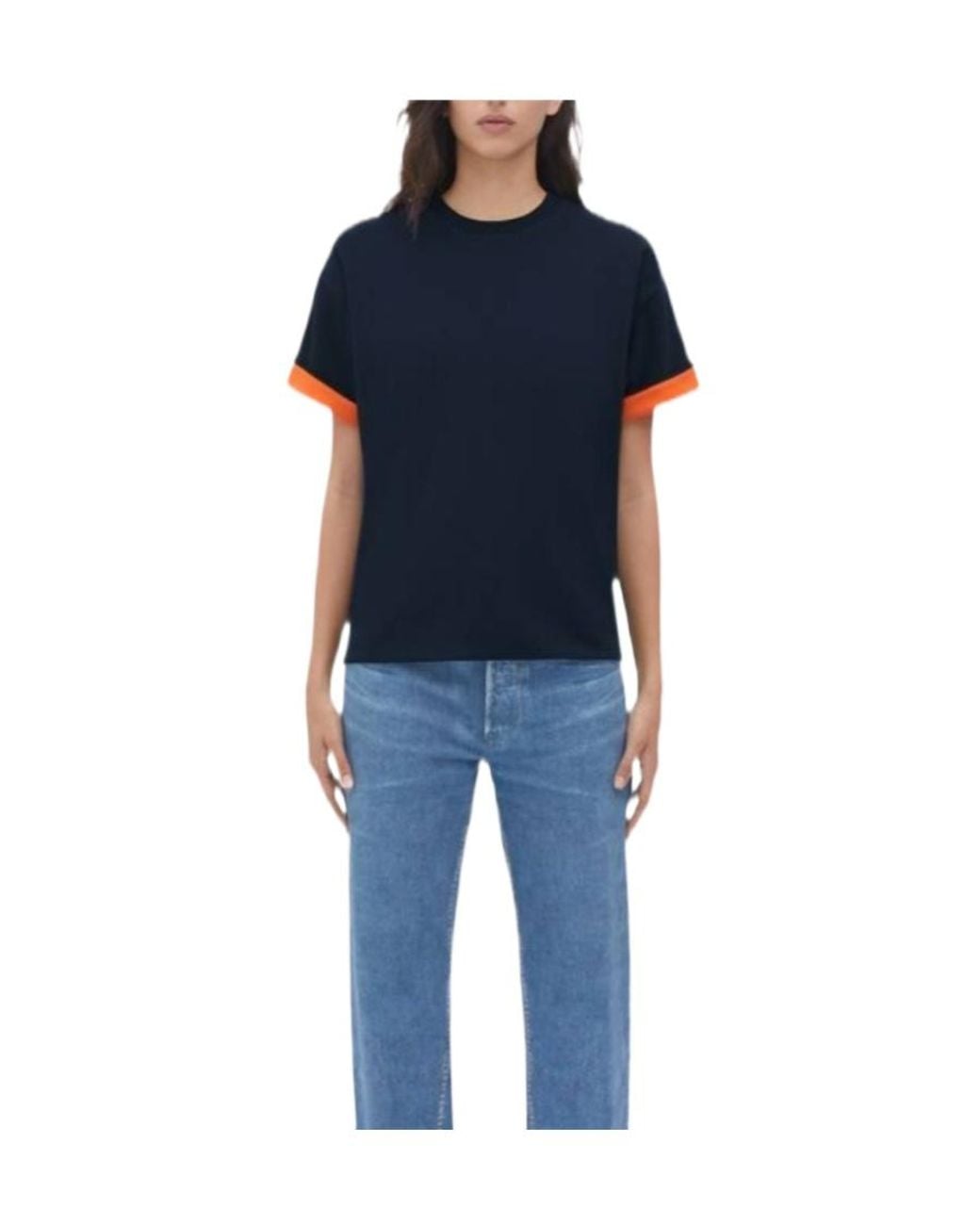 Bottega Veneta Blue Double Plain T-Shirt