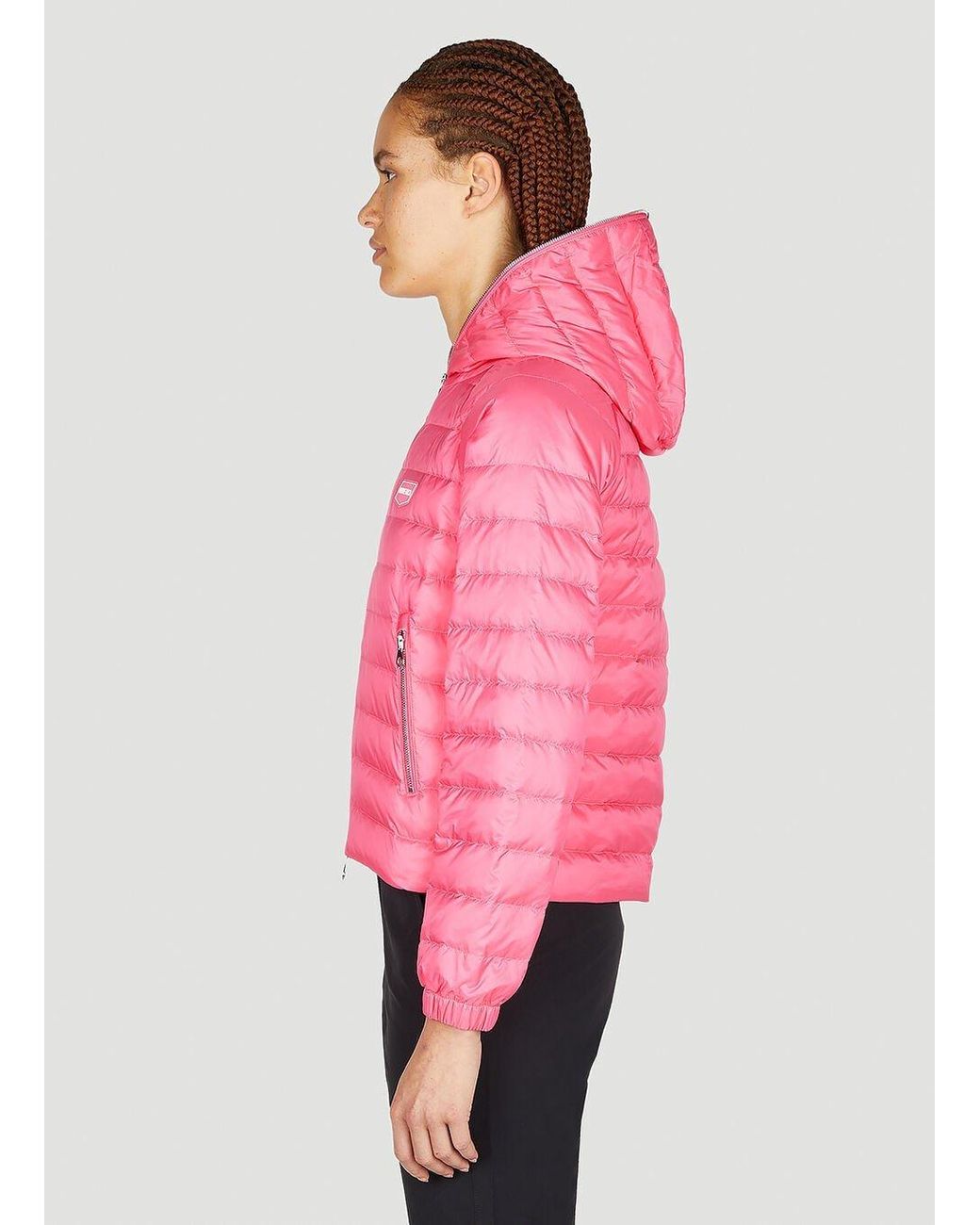 Duvetica Pink Caroma Quilted Padded Jacket