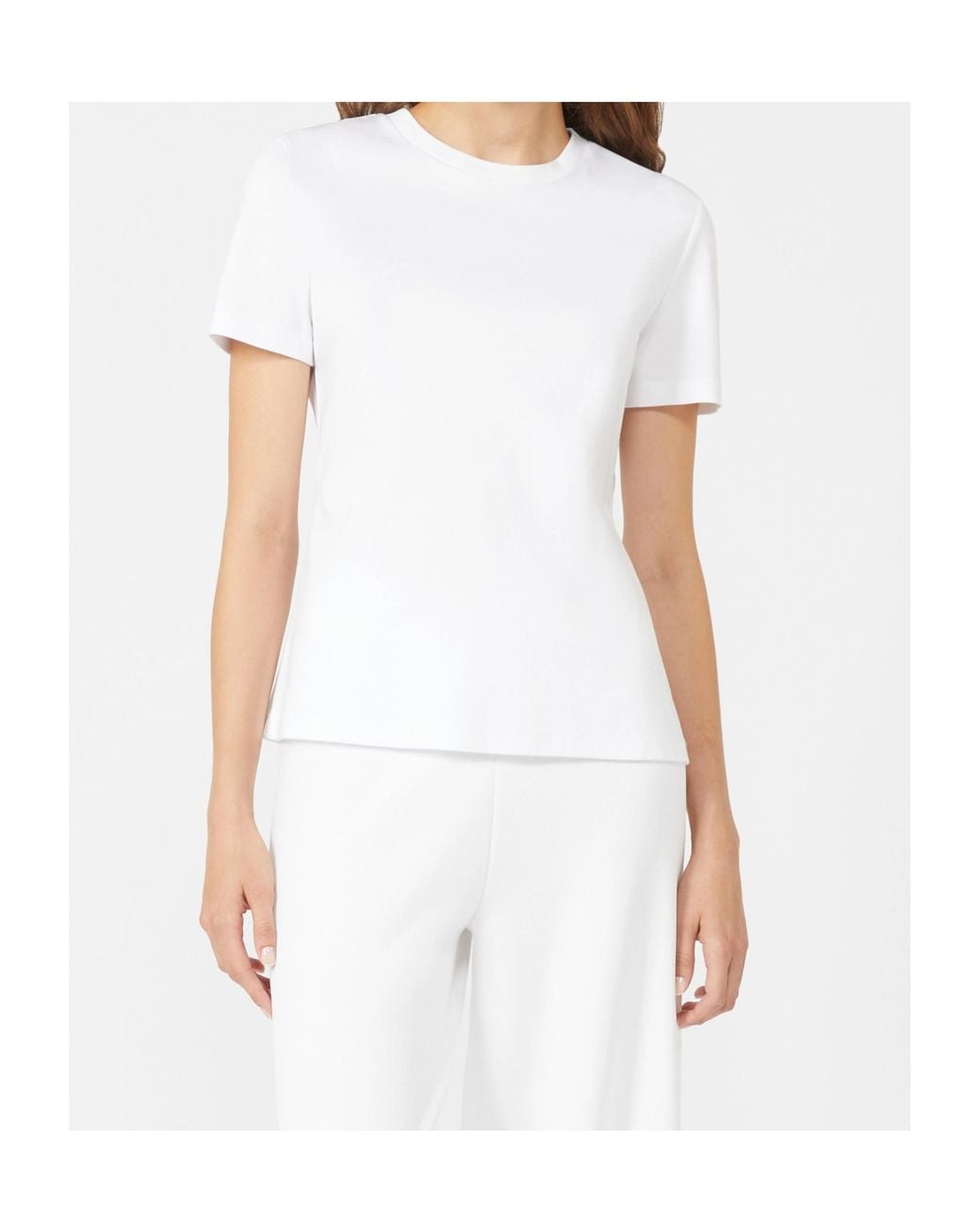 Max Mara White Madia Crewneck T-Shirt