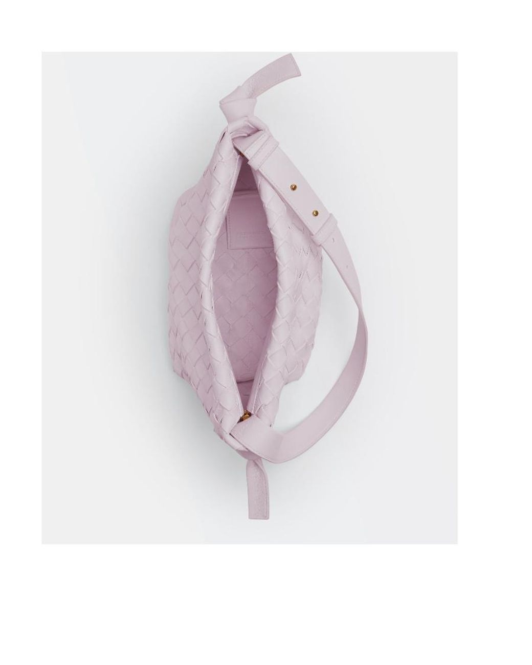 Bottega Veneta Purple Tie Intrecciato Snap-Locked Shoulder Bag