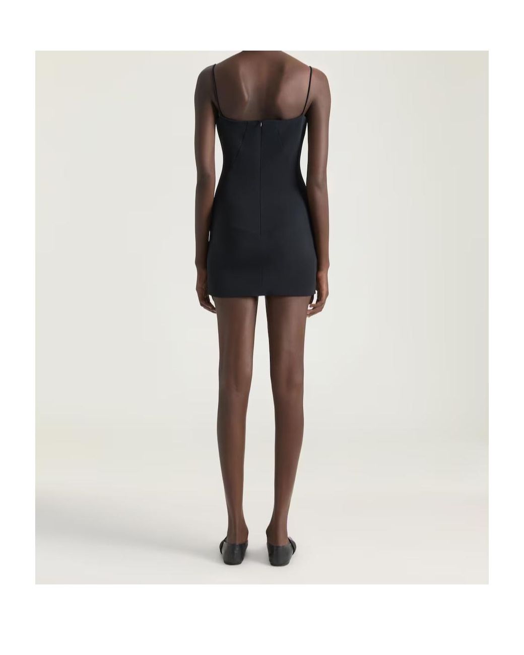 Givenchy Black Sliced Mini Dress
