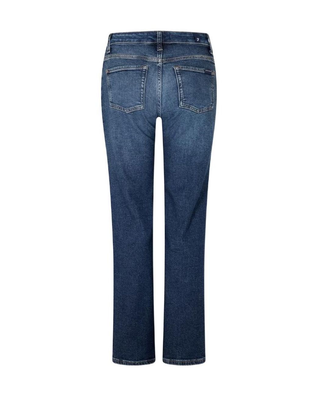 7 For All Mankind Blue Belt Loop Jeans