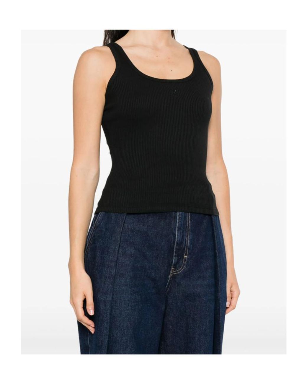 Amiri Black Stretch Top