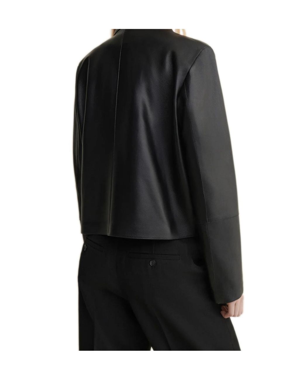 Arma Black Emy Lamb Leather Jacket