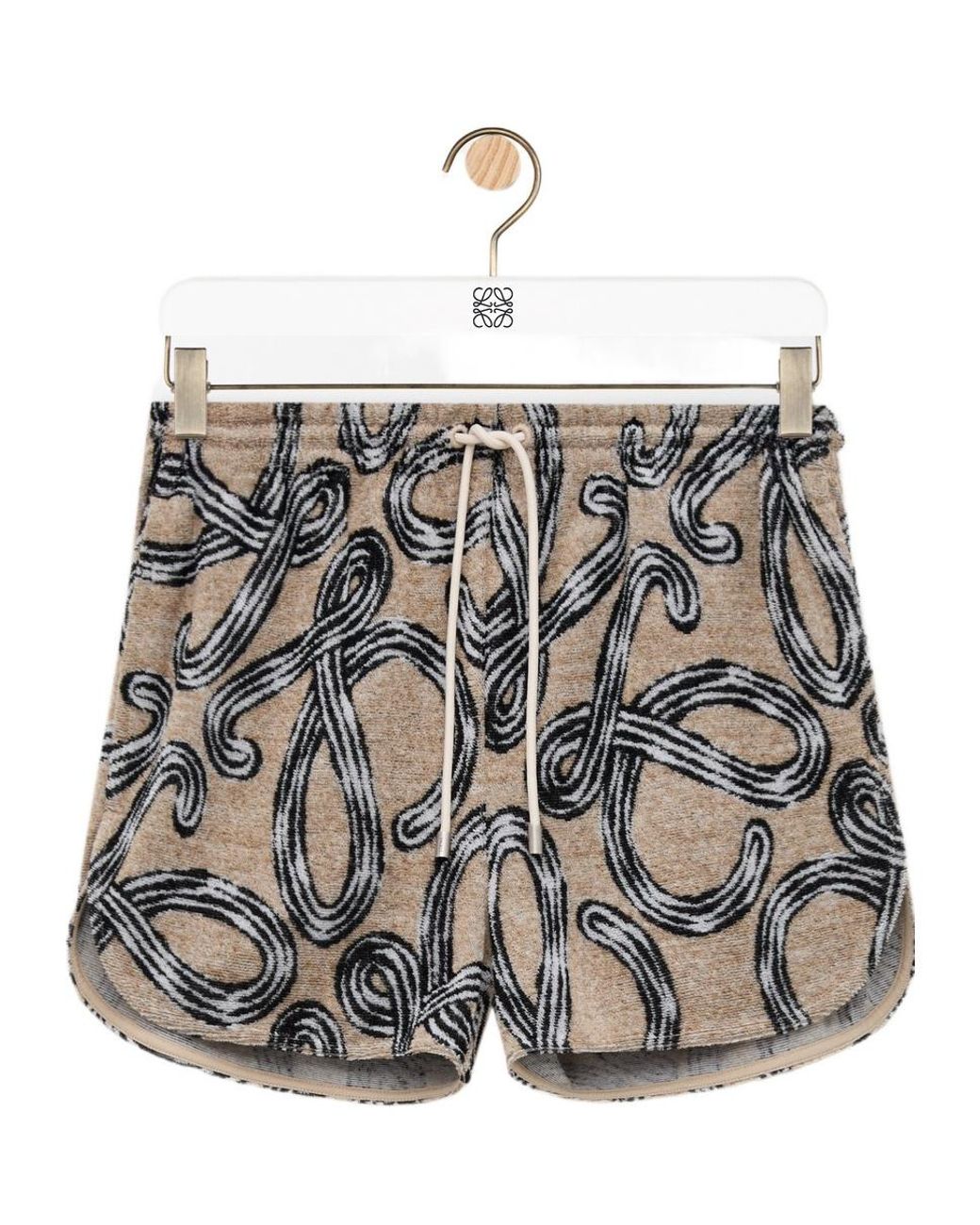 Loewe Metallic X Paula's Ibiza Elastic-Waistband Shorts