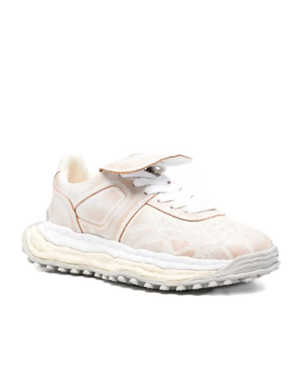 Maison Mihara Yasuhiro White Scott' Lace-Up Sneakers for men