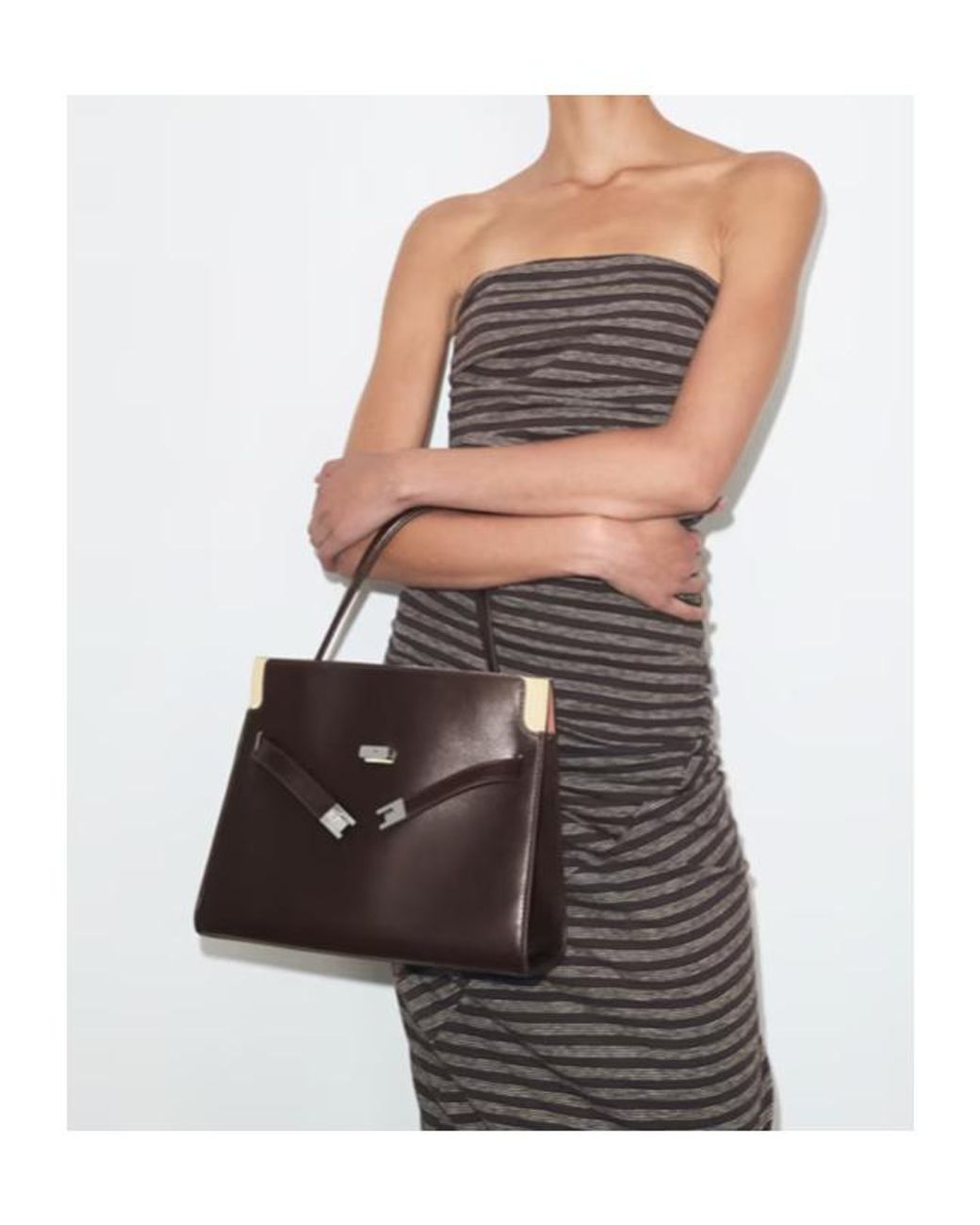 Tory Burch Black Lee Radziwill Small Shoulder Bag