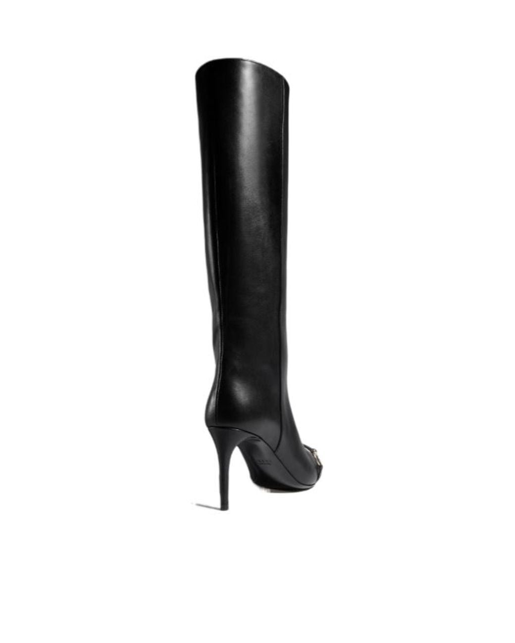 Gucci Black Donna Slip-On Pointed-Toe Boots