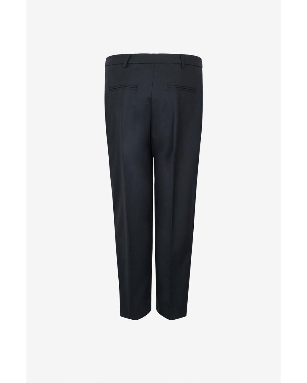 Herno Blue Casual Pants With Belt Loops