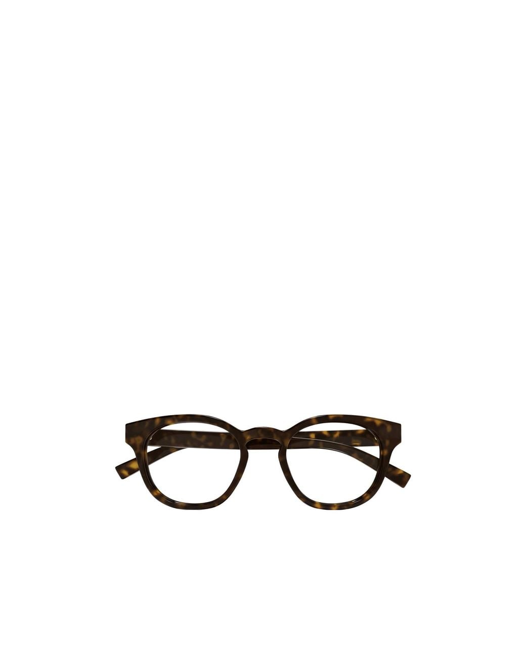Gucci White Eyewear Round Frame Glasses for men