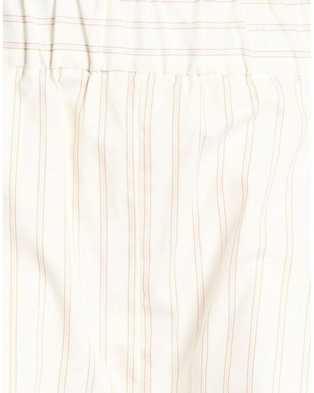 Marni White Striped Shorts