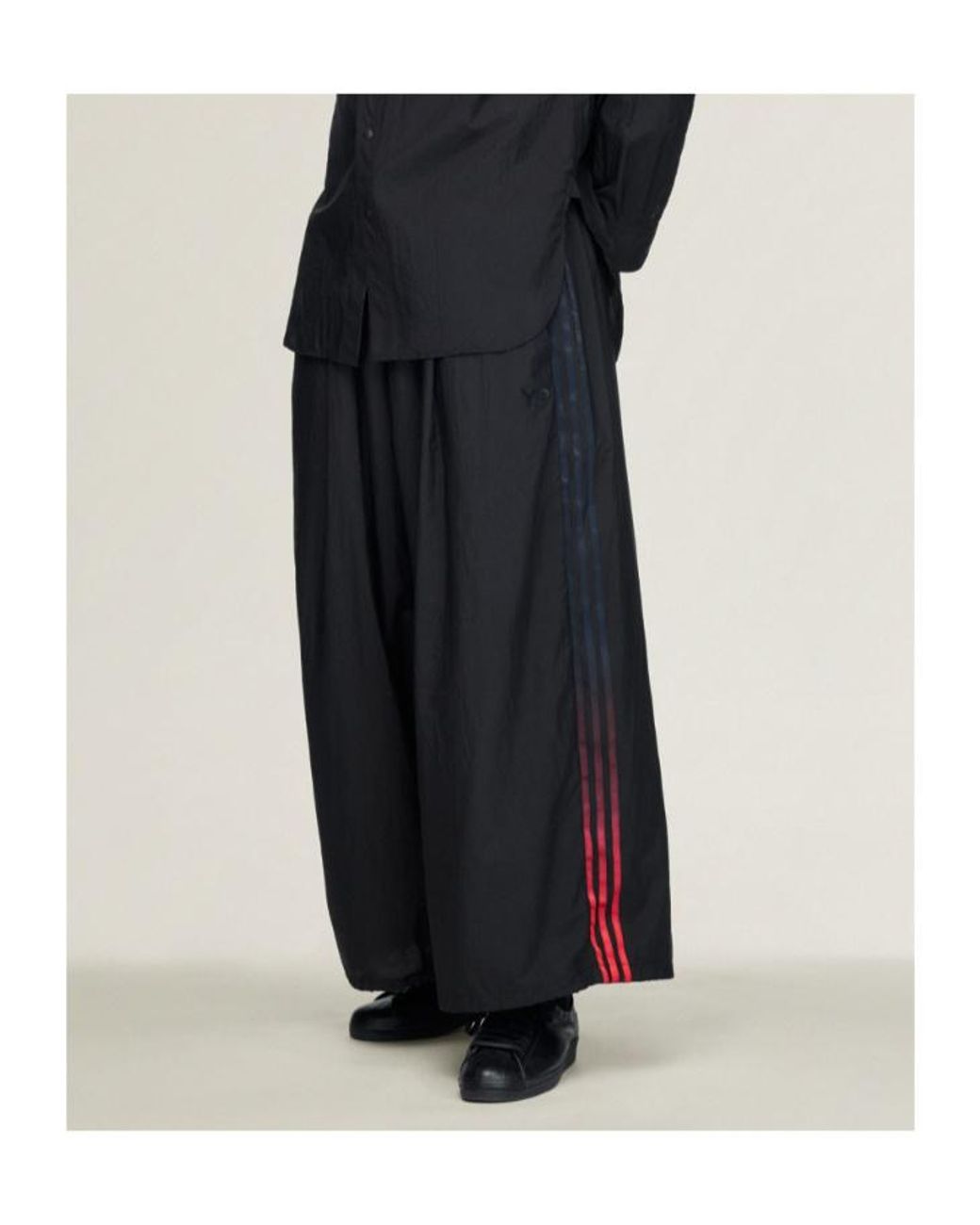 Y-3 Black Relaxed Drawstring Pants for men