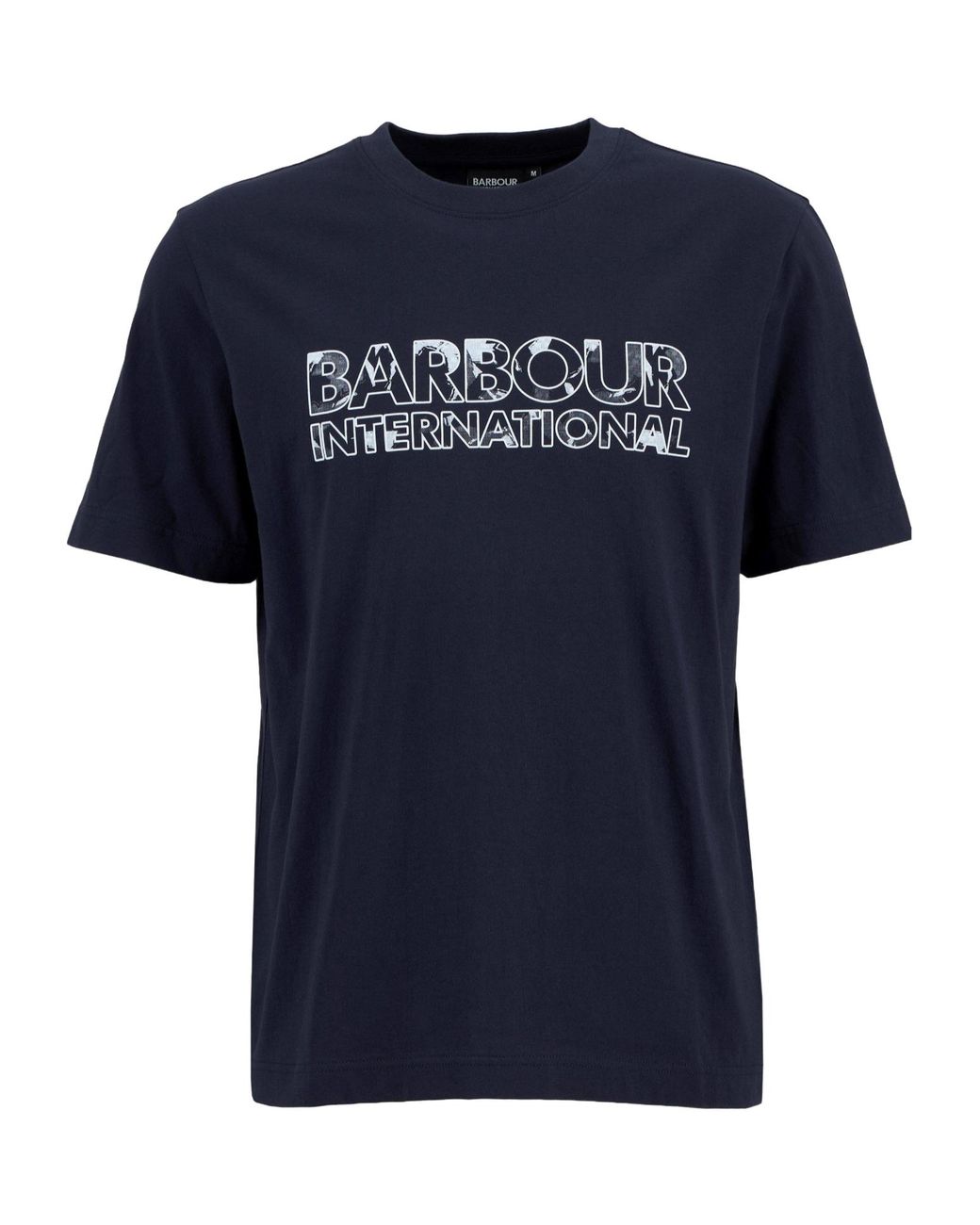 Barbour Blue Printed T-Shirt for men