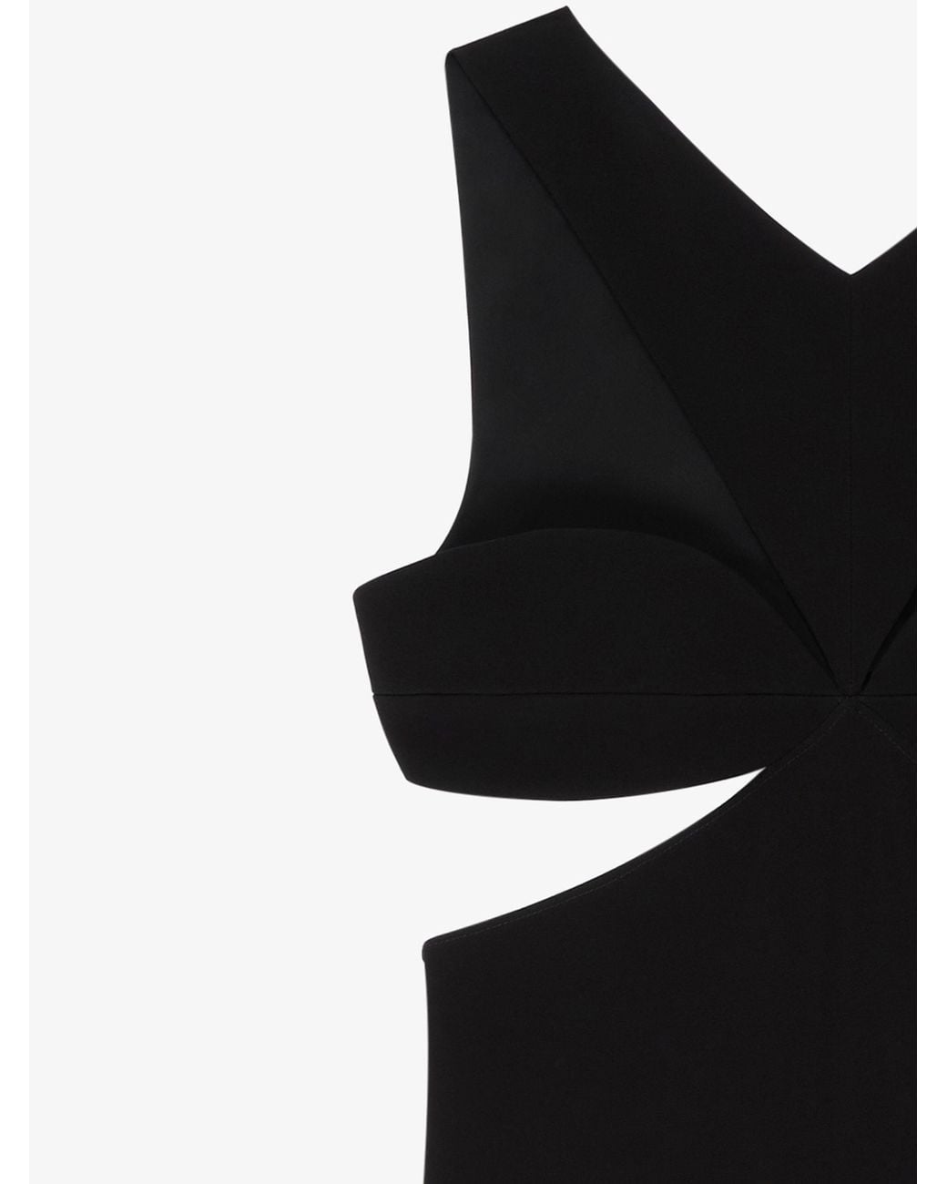Givenchy Black Cut-Out Mini Dress